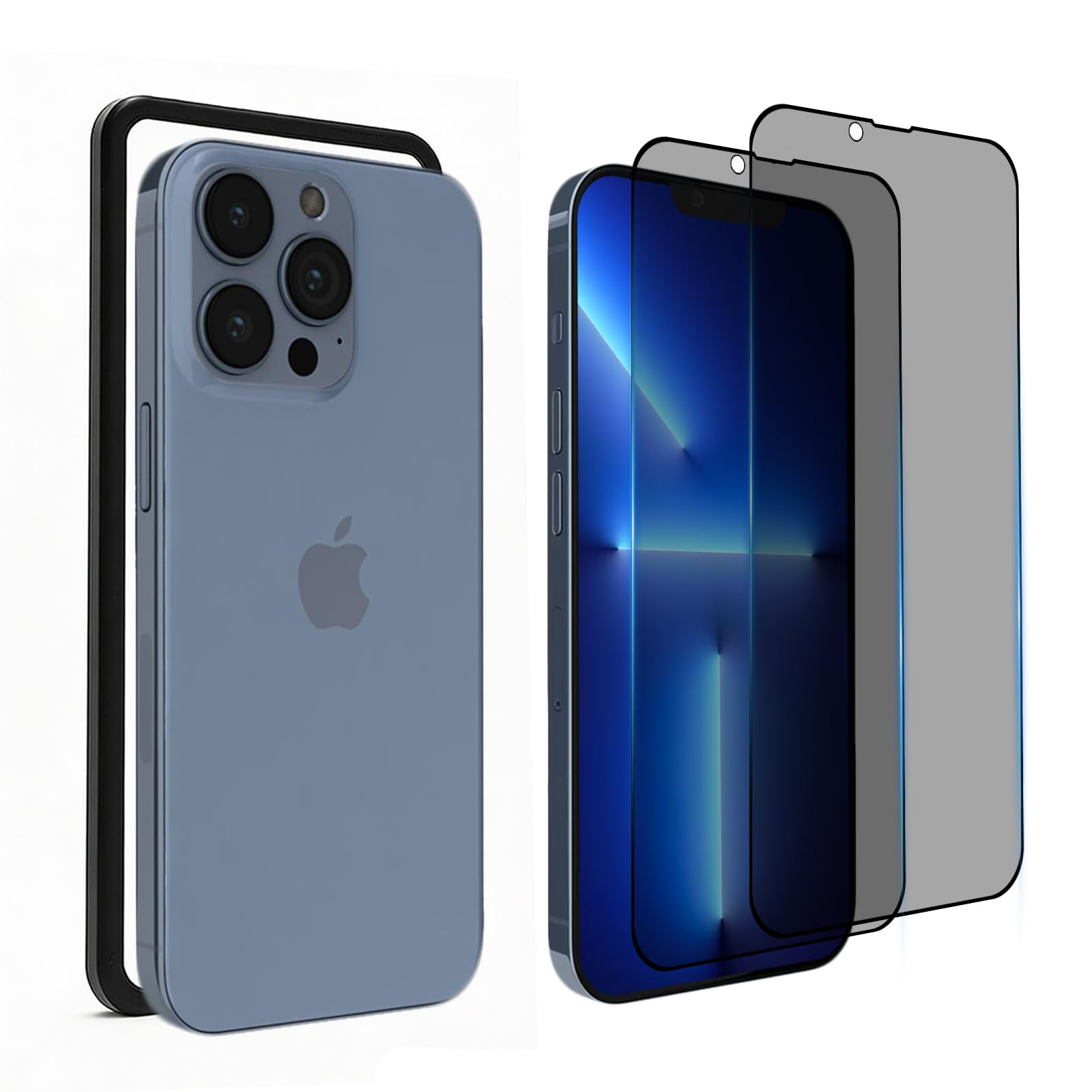 Amazon | LALAPITA 180度 覗き見防止フィルム iPhone 13ProMax 用